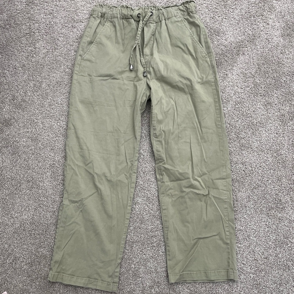 Market & Spruce Sage/Light Olive Pants size S